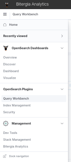 The query workbench app